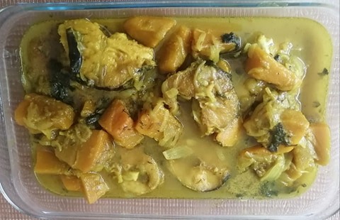 Pangas curry 1